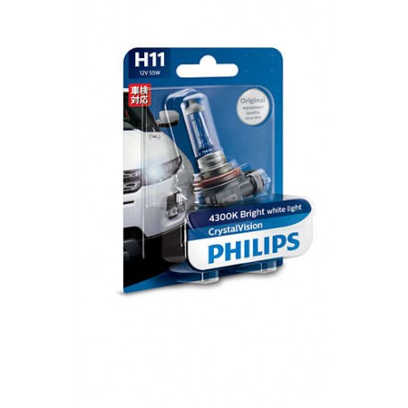 ΛΑΜΠΑ PHILIPS H11 CRYSTAL VISION